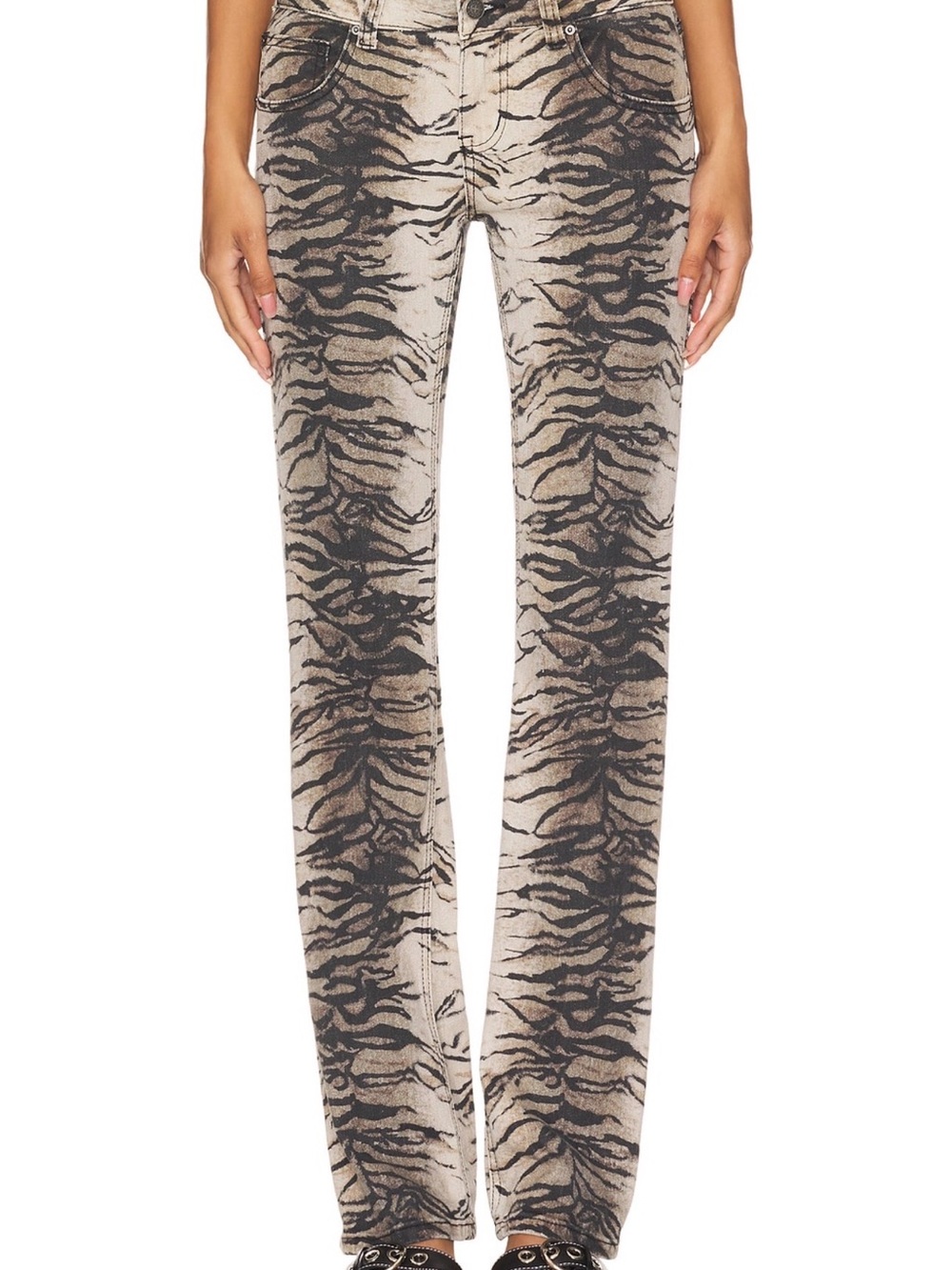 Jaded Lndn Bootcut Jeans in Tiger